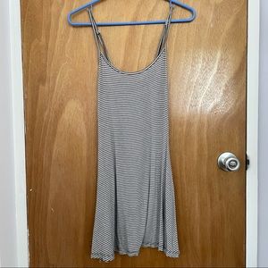 Brandy Melville Spaghetti Strap Striped Mini Dress